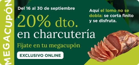 20% de descuento en charcuter&iacute;a